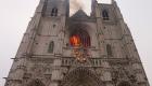 France: un incendie en cours dans la cathédrale de Nantes