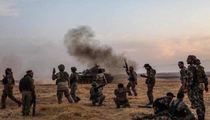 مجموعة من مرتزقة أردوغان في ليبيا- أرشيفية