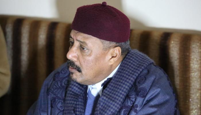الشيخ السنوسي الحليق نائب رئيس المجلس الأعلى للقبائل الليبية 