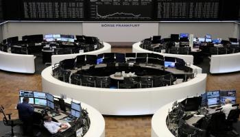 مؤشر أسعار الأسهم الألماني DAX في بورصة فرانكفورت - رويترز
