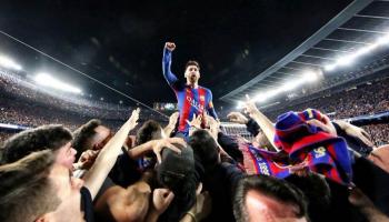 ليونيل ميسي قائد برشلونة