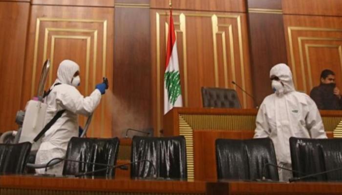 أعمال تطهير داخل مجلس النواب اللبناني