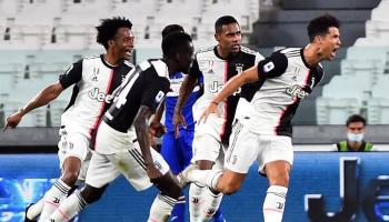 كريستيانو رونالدو يحتفل بلقب الدوري الإيطالي