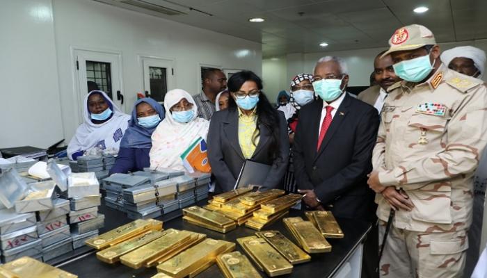 تدشين أول شحنة من صادرات الذهب السوداني