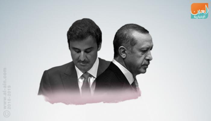 أمير قطر تميم بن حمد والرئيس التركي رجب طيب أردوغان