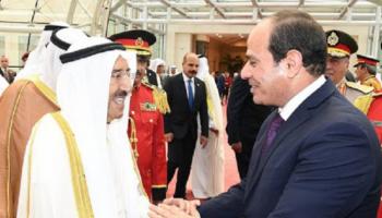 أمير الكويت الشيخ صباح الأحمد والرئيس المصري عبدالفتاح السيسي - أرشيفية