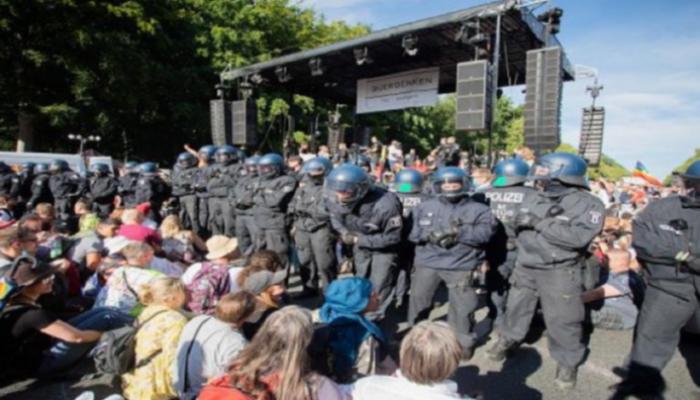 الشرطة الألمانية تحتشد لمواجهة الاحتجاجات 