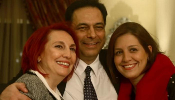 رئيس وزراء لبنان وزوجته وابنته - أرشيفية