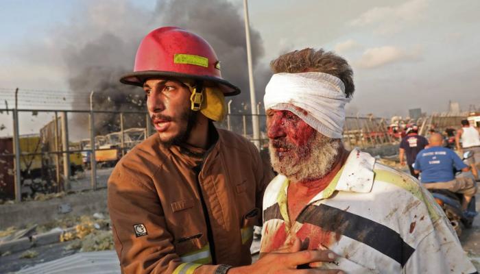 مشاهد مروعة من انفجار بيروت