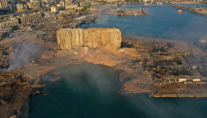 آثار انفجار مرفأ بيروت