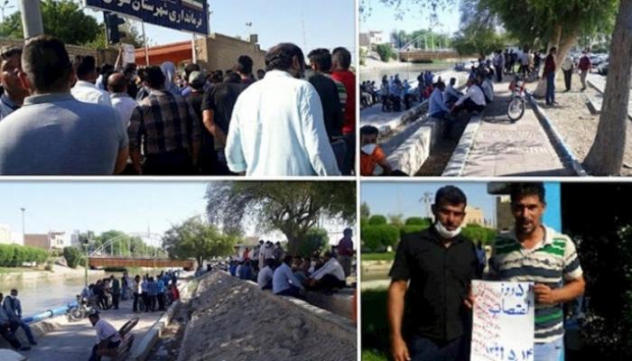 إضرابات العمال في منشآت إيران النفطية