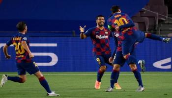 برشلونة إلى ربع النهائي