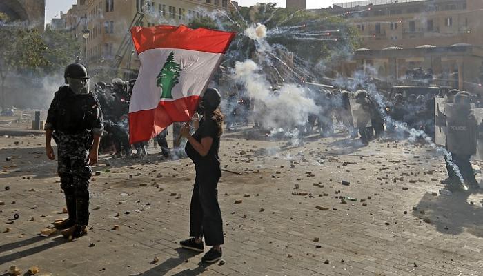 احتجاجات لبنان أمس