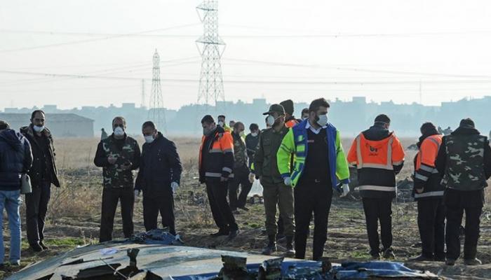 حطام الطائرة الأوكرانية المنكوبة- أرشيفية