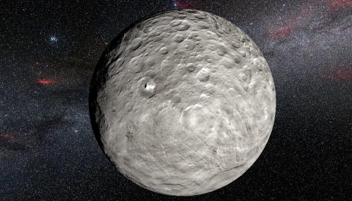 سيريس هو أكبر جسم في حزام الكويكبات بين المريخ والمشتري