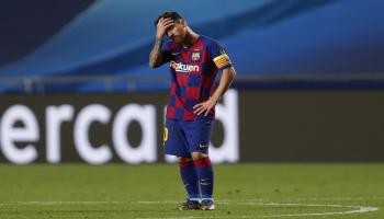 ليونيل ميسي قائد برشلونة