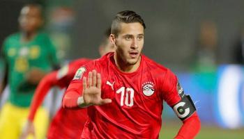 رمضان صبحي لاعب الأهلي المصري