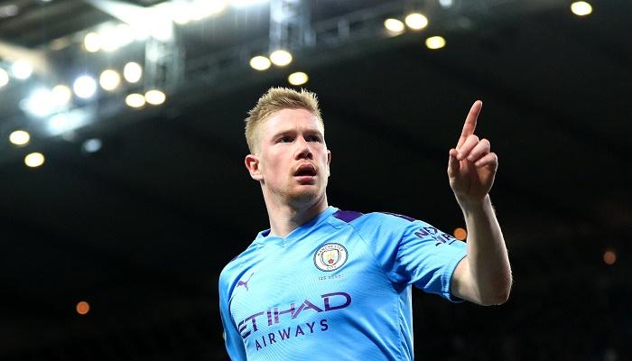كيفن دي بروين لاعب وسط مانشستر سيتي