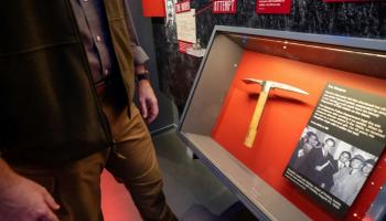 الفأس التي استخدمت في اغتيال ليون تروتسكي