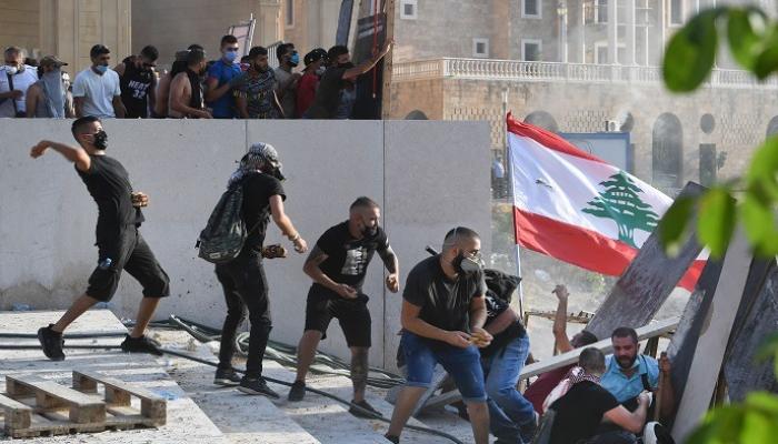 احتجاجات بيروت عقب كارثة المرفأ - أرشيفية