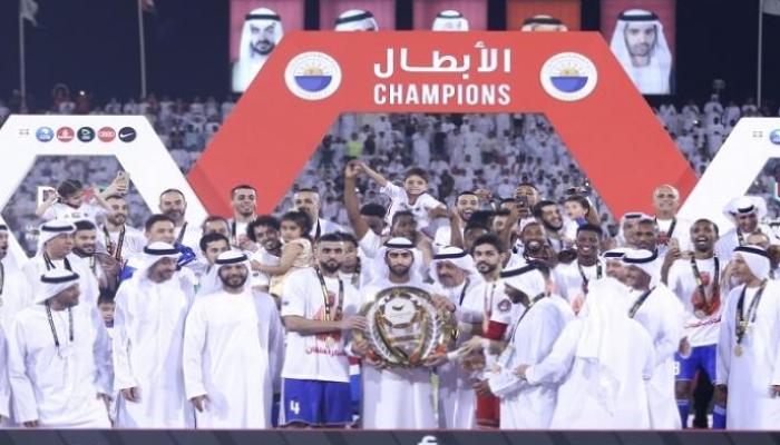 الشارقة بطل الدوري الإماراتي 2019