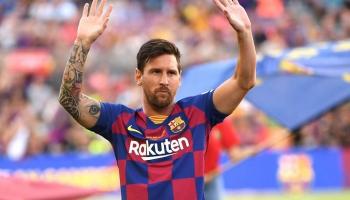 ليونيل ميسي قائد برشلونة