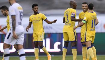 عبد الرزاق حمد الله عزز صدارته لترتيب هدافي الدوري السعودي