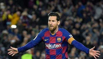 ليونيل ميسي قائد برشلونة