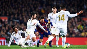 ميسي ضد ريال مدريد - صورة أرشيفية 