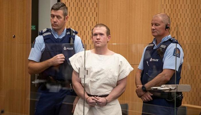 الأسترالي برنتون تارانت منفذ مذبحة المسجدين خلال جلسات النطق بالحكم