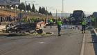 Üzüm işçilerini taşıyan traktörle, araç çarpıştı: 2 ölü, 9 yaralı
