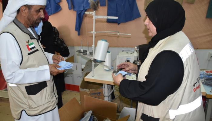 جانب من أنشطة تمكين المرأة في المخيم السوري
