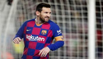 ليونيل ميسي قائد برشلونة