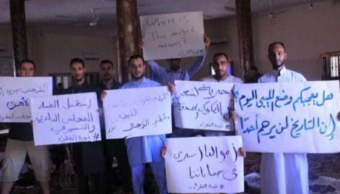مظاهرات في سبها ضد حكومة السراج