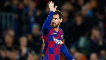 ليونيل ميسي قائد برشلونة