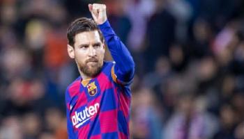 ليونيل ميسي قائد برشلونة