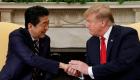 ترامب يشيد بـ"صديقه" رئيس الوزراء الياباني