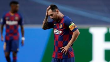 ليونيل ميسي قائد برشلونة