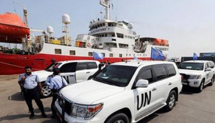 مركبات تابعة للبعثة الأممية في اليمن - أرشيفية
