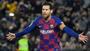 ليونيل ميسي قائد برشلونة