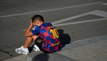 أحد مشجعي برشلونة