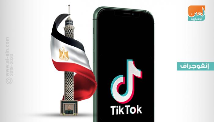 تطبيق تيك توك في مصر