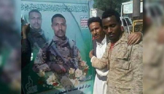 أحد المجندين الأفارقة في صفوف الحوثي
