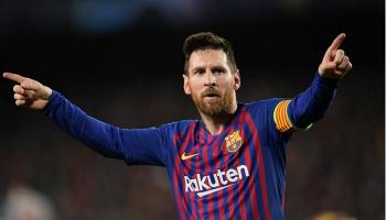 ليونيل ميسي قائد برشلونة
