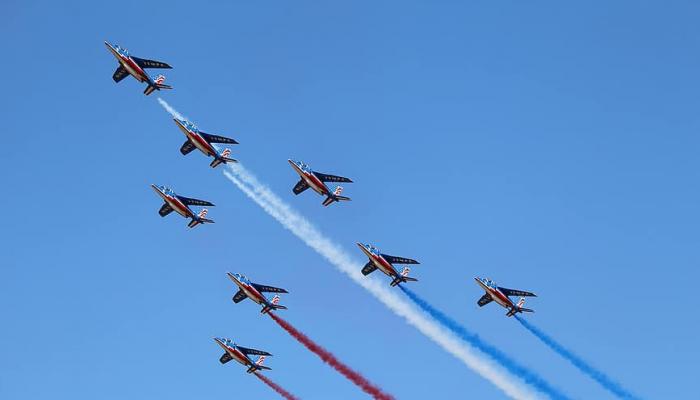 عرض جوي لطائرات نفاثة-أرشيفية