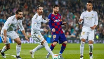 خلال مواجهة سابقة بين ريال مدريد وبرشلونة