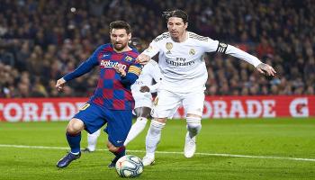 مباراة سابقة بين برشلونة وريال مدريد