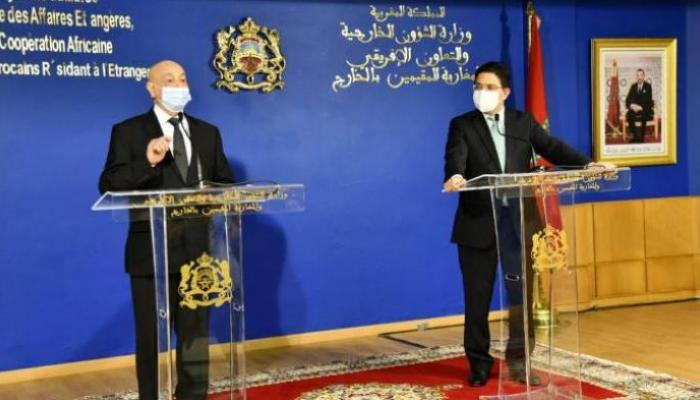 وزير الخارجية المغربي ورئيس مجلس النواب الليبي- أرشيفية