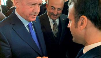 Emmanuel Macron et  Recep Tayyip Erdogan - photo d'archives.