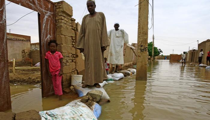 السودان يعاني من السيول والفيضانات